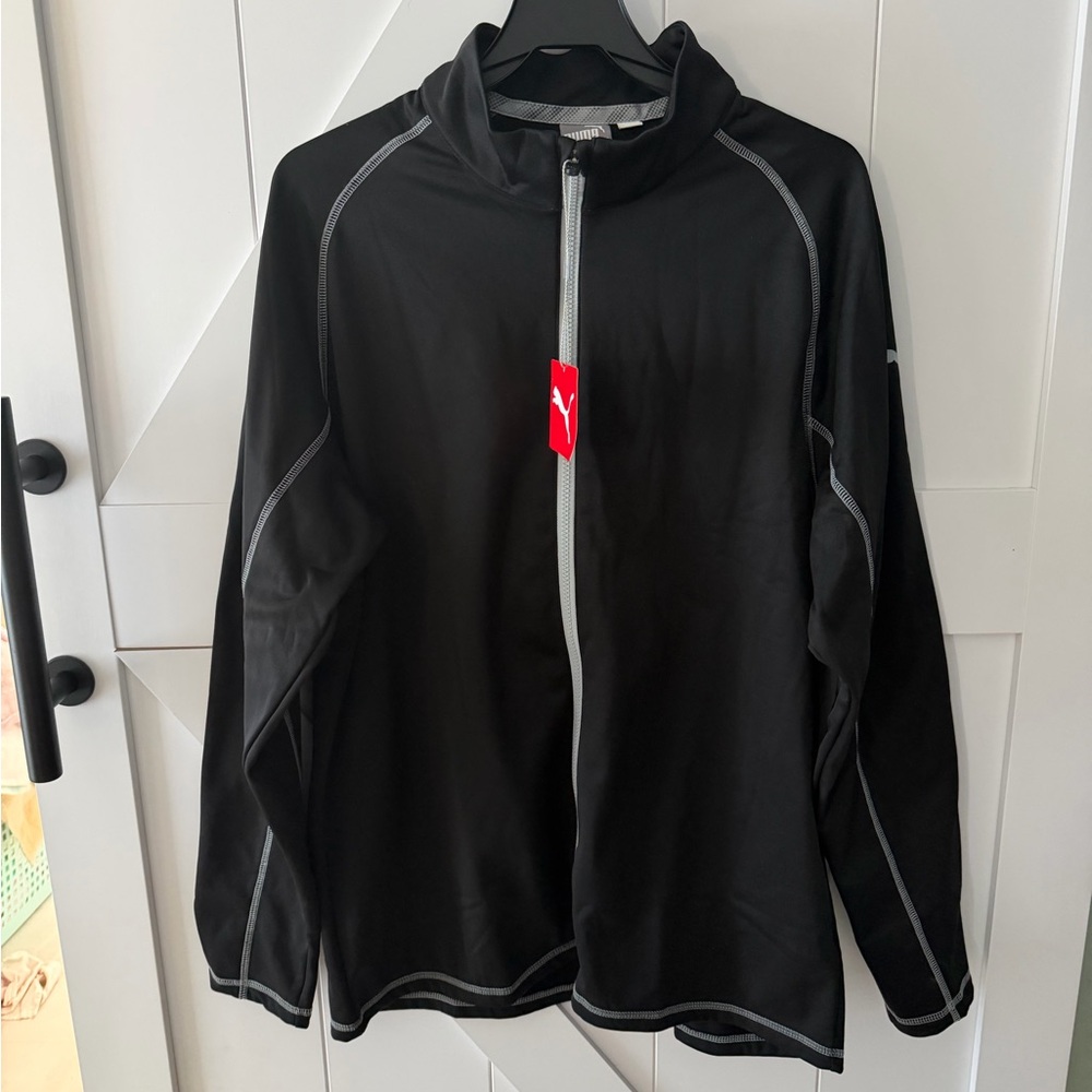 NWT Puma Men's Fairway Golf Full Zip Fleece Jacket